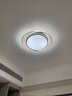 现代简约卧室灯北欧LED吸顶灯2025年新款家用明亮灯具造型灯饰 双圈白60cm三色变光72w 实拍图