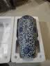 家居装饰品摆件景德镇陶瓷花器现代中式陶瓷花瓶复古青花缠枝莲 缠枝莲(大号) 实拍图