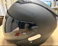 坦克摩托车头盔3C四分之三盔T536四季防风B.Duck电动车安全帽男女 亮光黑色【经典】【彩色镜片+透明镜片】 XL（建议头围58-60cm） 实拍图