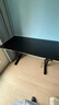喜米莱【热卖款式】电动升降桌电脑电竞桌台式学习书桌实木办公直播桌子 【单电机】黑色+黑腿18mm桌面 长140宽70高75cm 实拍图
