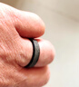 巴尼帝尔磨砂戒指男潮流男士情侣女单身戒钛钢学生尾戒生日礼物送男友指环 实拍图