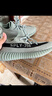 阿迪达斯Yeezy350灰湖绿夏日透气椰子男女休闲鞋HQ2060 UK10.545 实拍图
