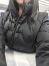 百图betu女装秋冬新款羽绒服轻薄短款时尚立领长袖羽绒服2309T07 黑色 M 实拍图