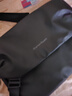 星昔斜挎包男潮流单肩包邮差包休闲运动包包简约工装包大容量学生挎包 黑色【可斜跨、单肩、手提】 实拍图
