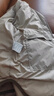 坦博尔羽绒服女短款翻领韩版宽松女士灯芯绒外套TD236266 奶茶棕 165  实拍图