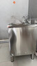 法耐（FANAI） 加厚304不锈钢一体水槽柜商用厨房洗菜盆洗手池洗碗池一体盆 【加厚左单槽】长100宽50高80 实拍图