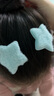 【毛绒五角星发夹】多巴胺女孩星星鸭嘴夹成人小孩通用发饰头饰 毛绒星星发卡5个（混色） 实拍图