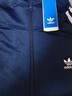 adidas经典复古三条纹双拉链宽松夹克外套男女秋季阿迪达斯三叶草 深靛蓝   3XL 实拍图