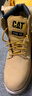 CAT卡特经典大黄靴马丁靴男士牛皮钢头防撞固特异耐磨高帮鞋P89162 黄色 43 实拍图