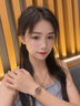 聚利时（Julius）手表女时尚韩版简约小巧小表盘气质细带潮流学生石英防水女士手表 玫金咖|锆钻盘【配原装皮表带】 实拍图