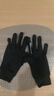 迪卡侬手套秋男女跑步健身骑行保暖运动全指五指（新老款随机发货） 性价比款黑色-新款 S 实拍图