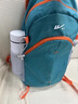 回力户外轻便运动背包大容量旅行双肩包登山包折叠皮肤包男女书包 绿色 实拍图