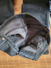 真维斯（JEANSWEST）牛仔裤男冬季加绒裤保暖弹力直筒加厚休闲男长裤子男黑色加绒36 实拍图