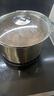 Momscook 不锈钢蒸锅28cm多层蒸格蒸屉304双层复底加厚汤蒸锅两用底高14cm 26×14cm单层蒸锅 1层 26cm 实拍图