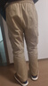 JEEP SPIRIT吉普工装裤男士裤子男秋冬季休闲裤男多口袋男裤 卡其色加绒 2XL 实拍图