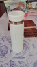 乐扣乐扣（LOCK&LOCK）保温杯水杯菲特旋转盖轻量杯男女学生茶杯450ML 米白色 LHC4131IVY 450ML 实拍图