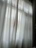 OCG幻影纱测量安装窗帘纱帘透光不透人客厅飘窗阳台白色窗纱 白色加厚版挂钩 宽2.5X2.7高可改短 米 实拍图