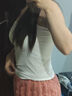 时尚夏季吊带背心女纯色打底衫外穿简约网红小辣妹固定杯小背心批 白色 均码(80-130斤) 实拍图