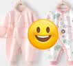 欢喜小熊婴儿连体衣春季新生儿蝴蝶衣宝宝纯棉衣服春秋天打底衣和尚服 实拍图