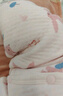 童泰宝宝连体衣秋冬季纯棉婴儿衣服家居内衣偏开长袖夹棉哈衣爬服 粉色 66cm (建议3-6个月身高60-68cm) 实拍图