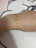 周六福（ZLF）  黄金手链女款手链心连心金手链婚嫁黄金饰品 计价 16+3cm尾链 - 2.95g 足金 实拍图