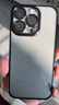 闪魔【自带镜头膜】适用iphone15系列手机壳 苹果保护套 镜头全包透明防摔硅胶气囊电镀男女款 15pro【深空黑】自带镜头膜 实拍图