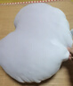 网易严选 太鼓抱枕 日式蓬软 柔软麂皮绒套面圆形靠枕 抱枕汽车护腰靠垫 爱心枕（香芋粉） 直径40cm 实拍图
