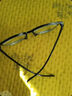 LESCA LUNETIER黑框眼镜防蓝光辐射可配近视无度数素颜平光镜男潮眼镜框架女 黑色 空架（无镜片） 实拍图