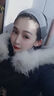 格蒙易梦玲同款灰色加宽边发箍女韩系针织高颅顶运动坑条发带头箍头饰 实拍图