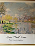 梵高莫奈原木风小清新装饰挂画世界名画客厅餐厅小众油画 O款莫奈《塞纳河畔的春天》 70*70cm 拉丝钛金+晶瓷画 实拍图