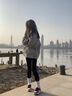 回力女鞋板鞋女2025夏季新款时尚韩版百搭学生休闲厚底皮面小白鞋子 酒红色 36 实拍图