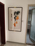 紫腾随轩五福临门苏绣成品挂画入户玄关装饰画客厅葫芦墙画中国风刺绣壁画 五福临门（默认咖啡色） 70*123cm（有机玻璃） 实拍图
