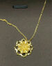 周六福牡丹花黄金项链足金999吊坠生日礼物计价AC062228约5.44g42+2cm 实拍图