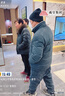 雪中飞秋冬新款时尚休闲连帽防风中长款中老年保暖爸爸款羽绒服男 钢铁灰 185 实拍图
