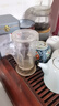 玉兰香加厚玻璃茶具泡茶壶红茶绿茶泡茶器家用办公室功夫茶具小号250ML 白色把单壶250ML 实拍图