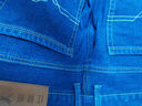 红蜻蜓（RED DRAGONFLY）牛仔裤男商务休闲时尚百搭棉质舒适微弹修身直筒男长裤子蓝色34 实拍图