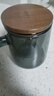 苏泊尔（SUPOR）玻璃茶水杯茶水分离泡茶杯加厚耐热办公室茶道杯茶具喝茶把手杯子 【316不锈钢内盖】圆口款470ml 实拍图