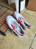 双星八特男女同款帆布足球鞋青少年儿童人工草牛筋底足球鞋经典白色足球鞋 大白足 39 （运动鞋穿40） 实拍图