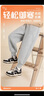 JEANSWEST CLUB真维斯集团儿童冬季加绒卫裤新款男童长裤保暖女童运动裤中大童 灰-happy熊猫 120 （建议身高110-120cm） 实拍图