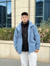 Calvin KleinJeans【户外防风防水】三合一内胆登山徒步冲锋夹克外套J400483 CDO-蝶翅蓝 XL 实拍图