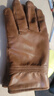 JEEP SPIRIT真皮羊皮手套男款加绒冬季保暖防风户外骑行摩托车开车绵羊皮纯色 棕色男(羊皮加绒) M 实拍图