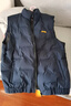JEEP吉普羽绒马甲男冬季加厚保暖外套男士休闲背心衣服男装 蓝色 L 实拍图