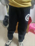 真维斯童装男童裤子秋冬2025新款儿童运动裤冬季中大童休闲卫裤加绒保暖长裤 【加绒款】黑/英伦小熊K 130 实拍图