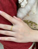 中国黄金（CHINA GOLD）黄金碎碎冰戒指男女足金素圈指环固口情侣对戒520礼物送老婆女友 碎碎冰戒指 圈号14【国金礼盒】 约1g 实拍图