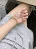 中国黄金（CHINA GOLD）古法素圈黄金手镯女999足金镯子七夕情人节礼物送女朋友老婆 【圈口58】金重约：9.2g 实拍图