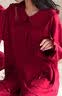 已朵结婚情侣睡衣女秋冬季纯棉长袖红色本命年男女士喜庆家居服套装 实拍图