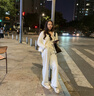 雪中飞羽绒内胆女轻薄羽绒服女短款2024年新款冬季内搭修身时尚羽绒服外 白色 M 实拍图