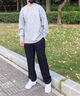 杉努裤子男士夏季春秋薄款冰丝直筒宽松休闲拖地学生阔腿裤垂坠西长裤 2028XK深灰(冰丝长裤) M （建议95-115斤） 实拍图