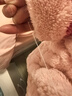 柚港睡衣女秋冬三层加厚夹棉睡袍冬季珊瑚绒加绒女士可爱家居服冬天 ML13148草莓熊夹棉袍+夹棉裤 XL (170cm 建议体重110-130) 实拍图