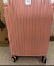欧遥行李箱次日达小型可登机拉杆旅行箱结实耐用学生大容量拉链密码箱 粉色【升级加厚】轻音万向轮 24英寸 （便携挂钩+USB+水杯架） 实拍图